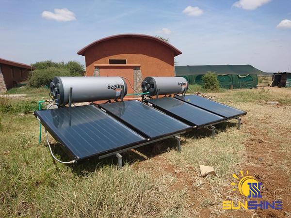 Specifications of solar water