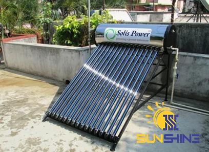 nepal solar water heater with complete explanations and familiarization