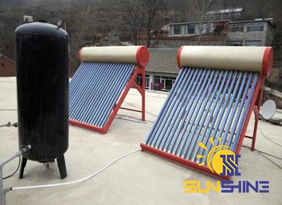solar water heating packag with complete explanations and familiarization